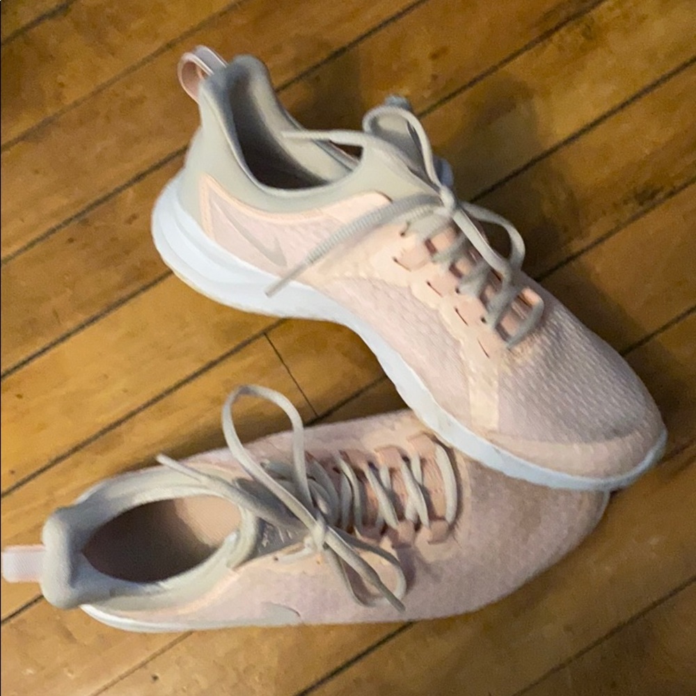 Light Pink Nike Rival Tennis Shoes